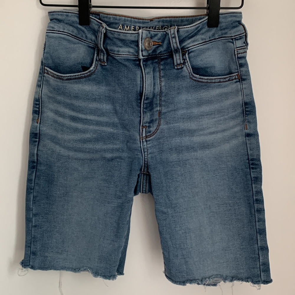 American Eagle cropped shorts size 6 - Picture 7 of 13